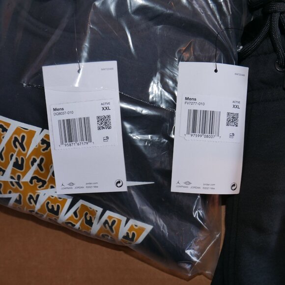 Nike Air Jordan Men's Jumpman Sweatsuit 2 Piece Matching Fleece Tracksuit NWT - Picture 13 of 13